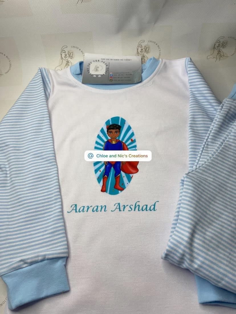 Personalised pyjama sets children