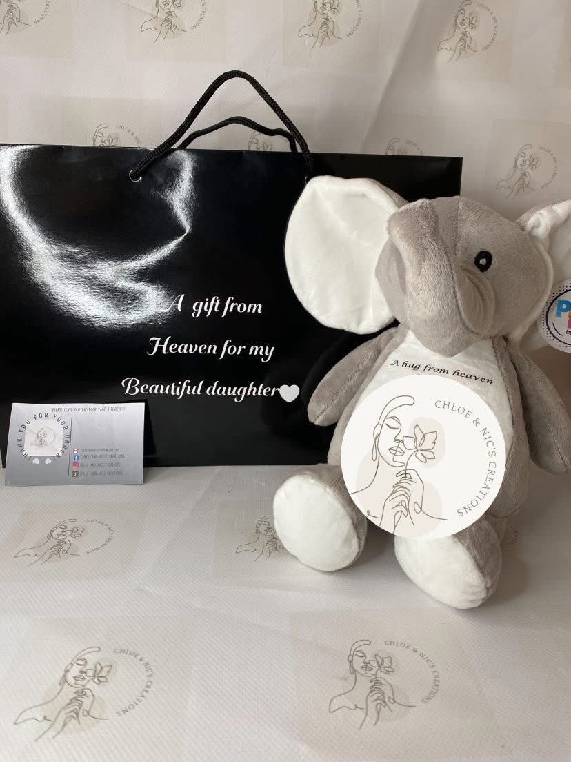 Personalised memorial bears