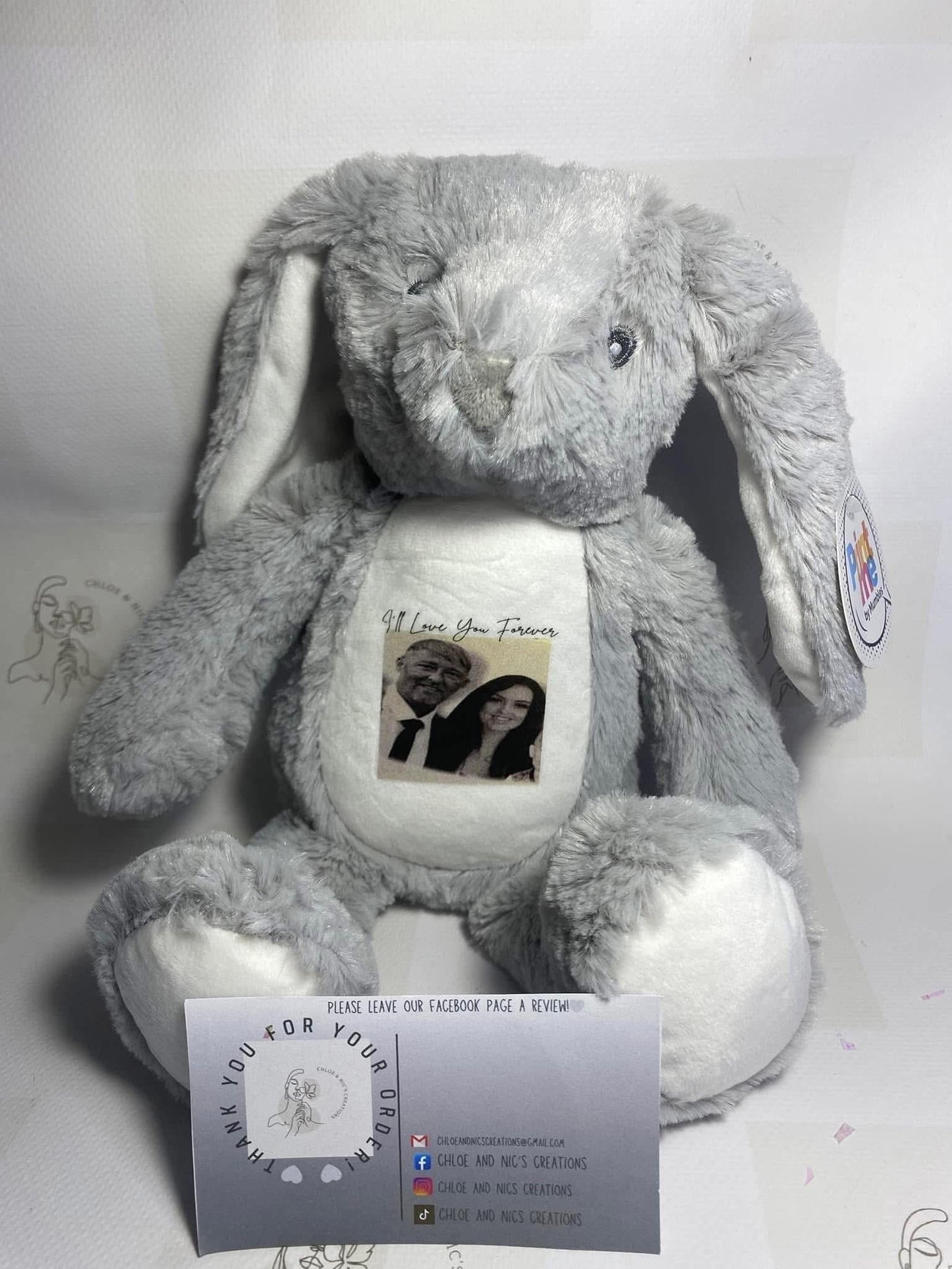 Personalised memorial bears