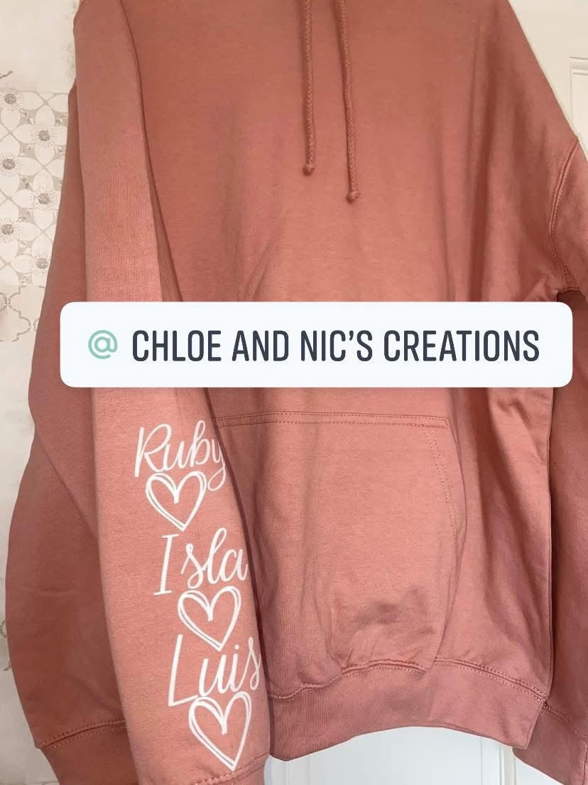 Personalised hoodies adults