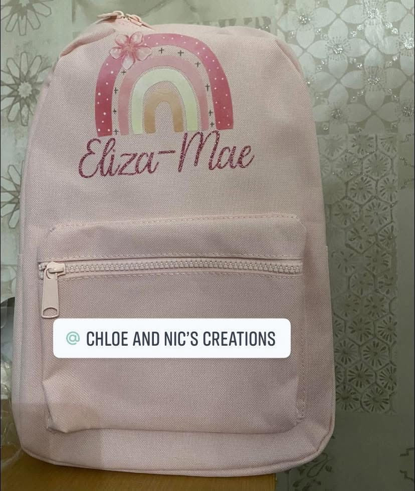 personalised back packs