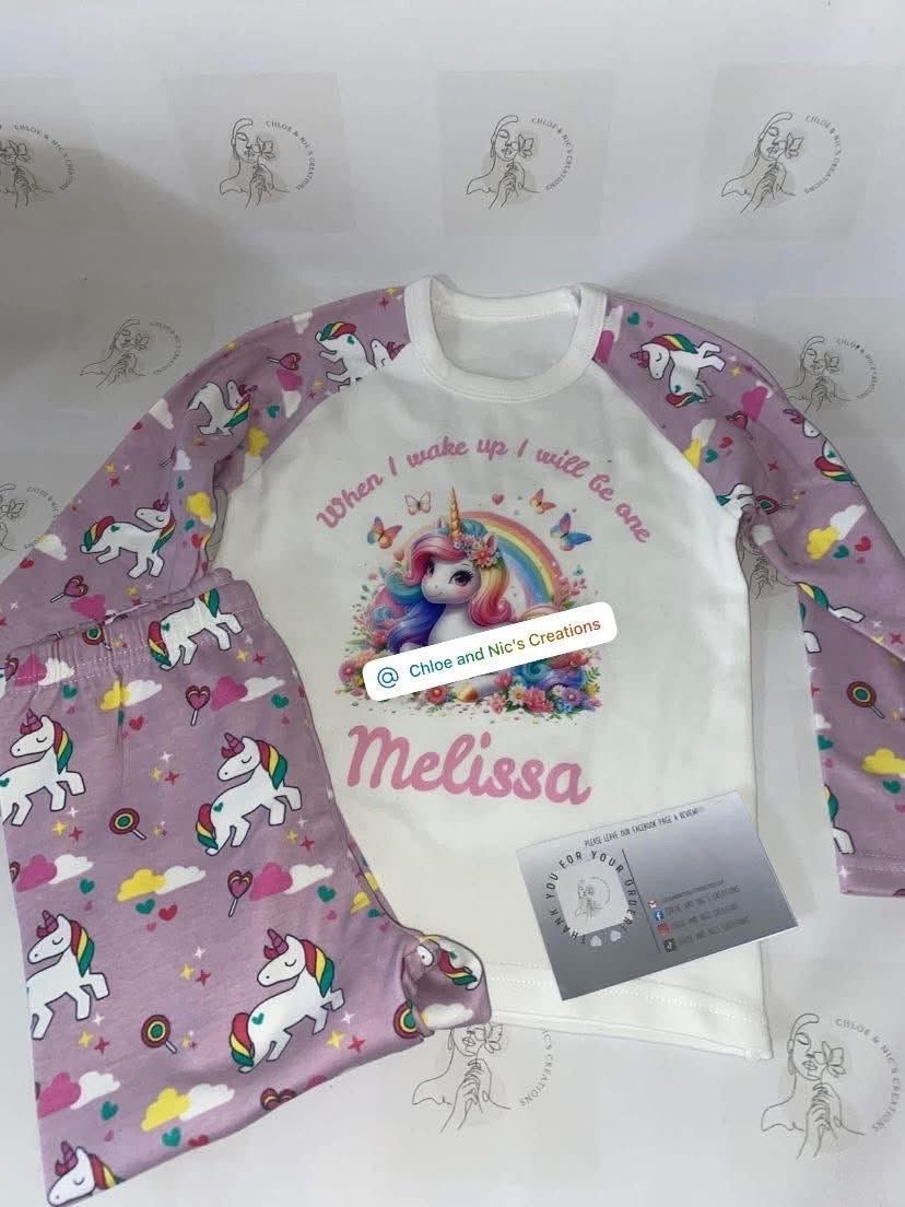 Personalised pyjama sets  children