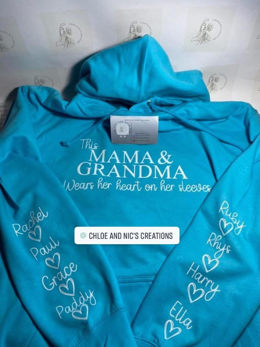 Personalised hoodies adults