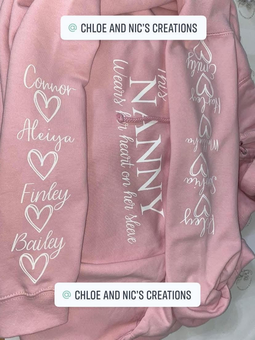 Personalised hoodies adults