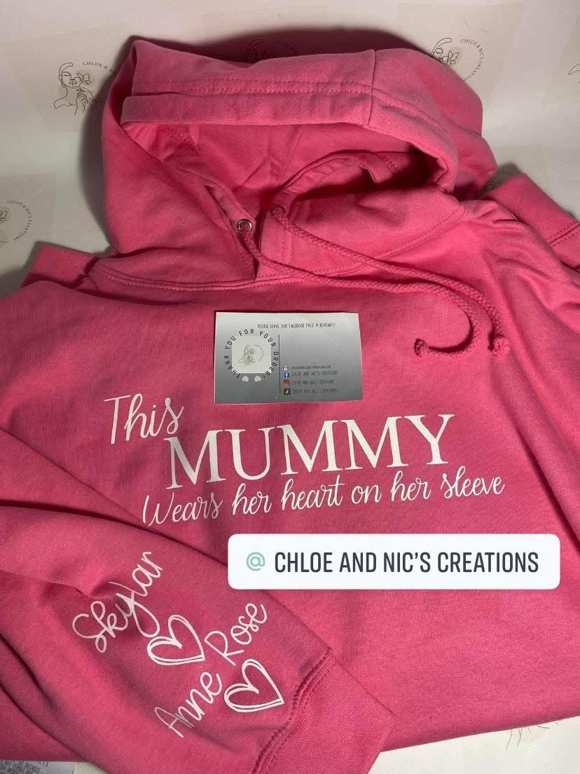 Personalised hoodies adults