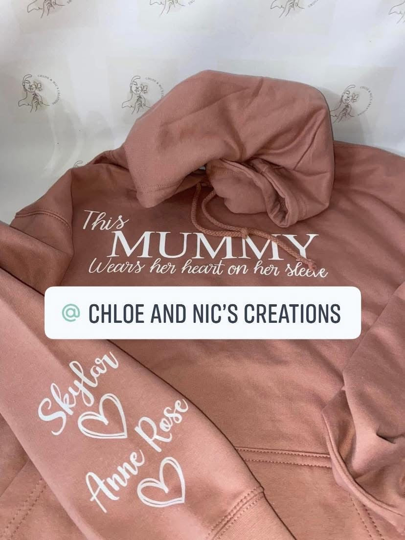 Personalised hoodies adults