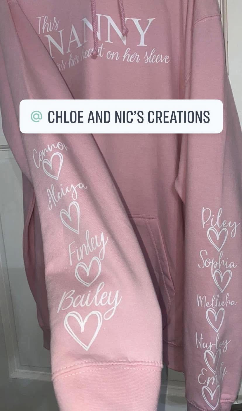 Personalised hoodies adults