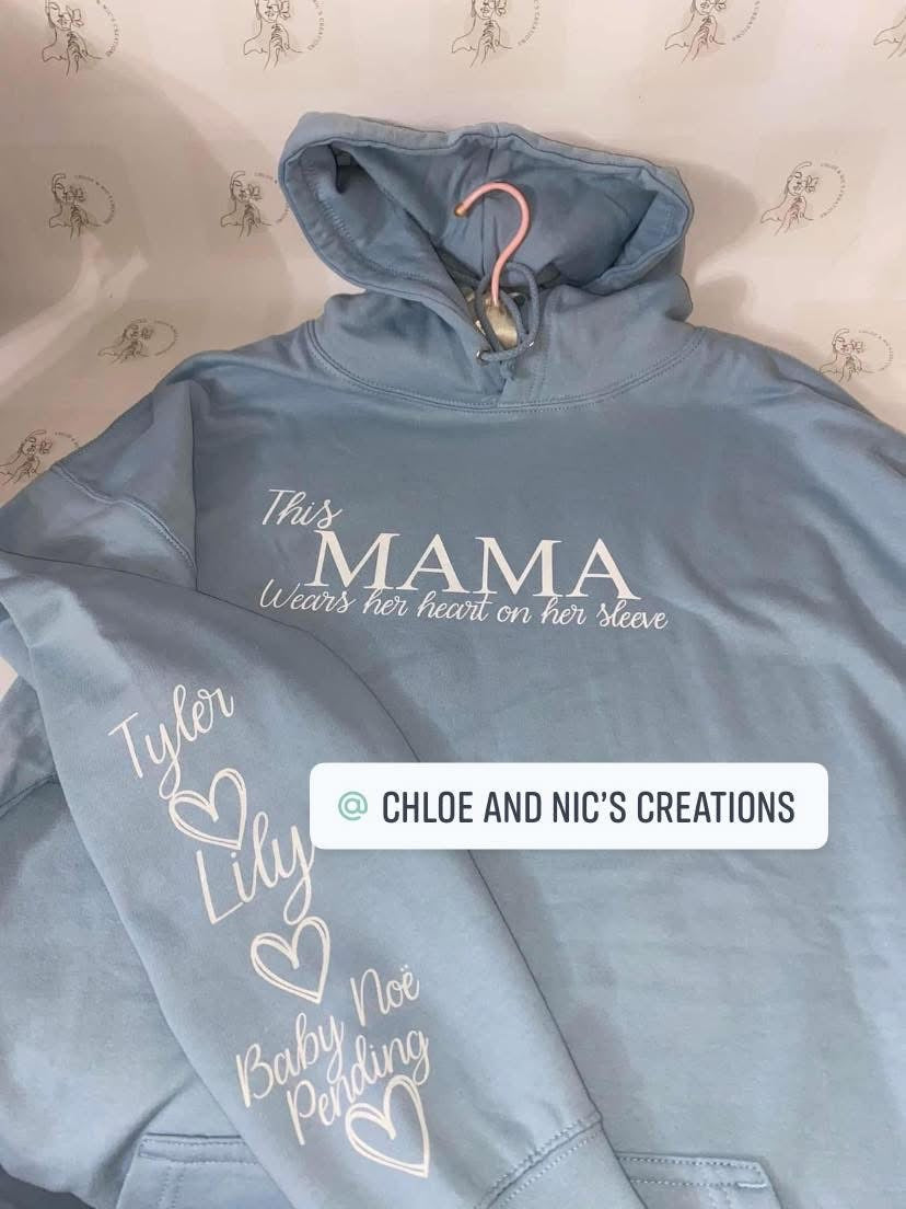 Personalised hoodies adults
