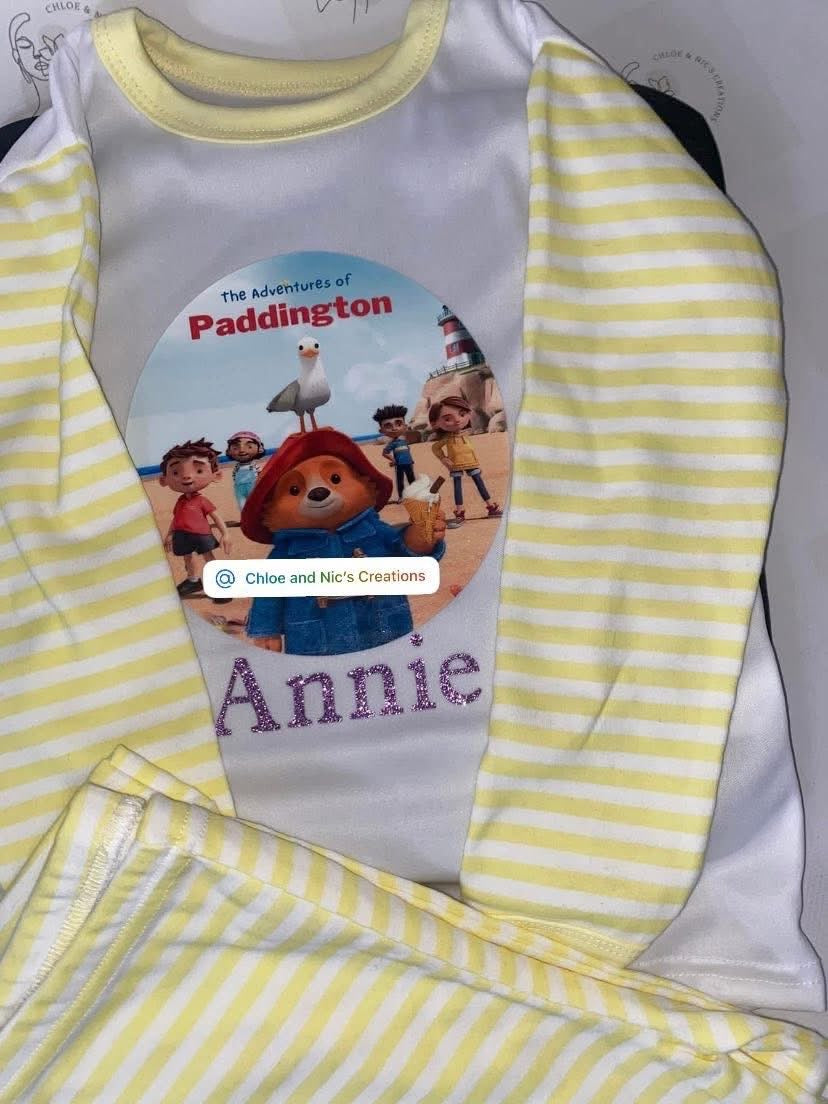 Personalised pyjama sets  children