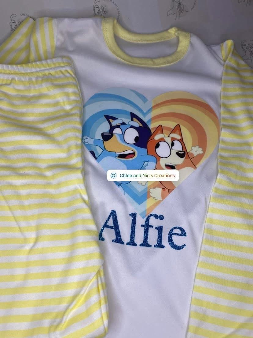Personalised pyjama sets  children