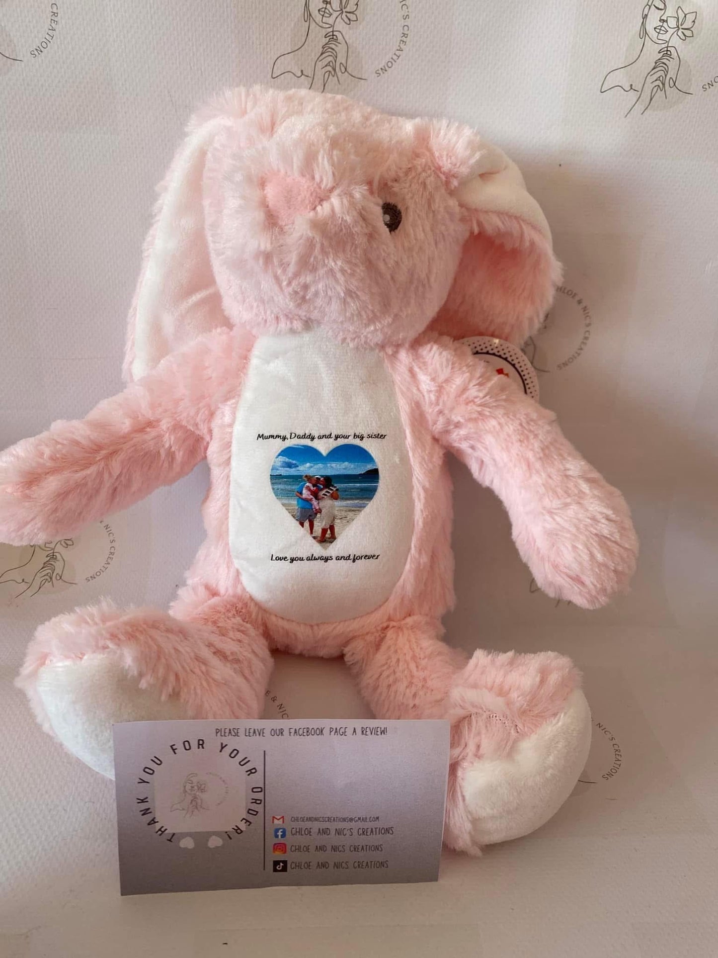 Personalised memorial bears