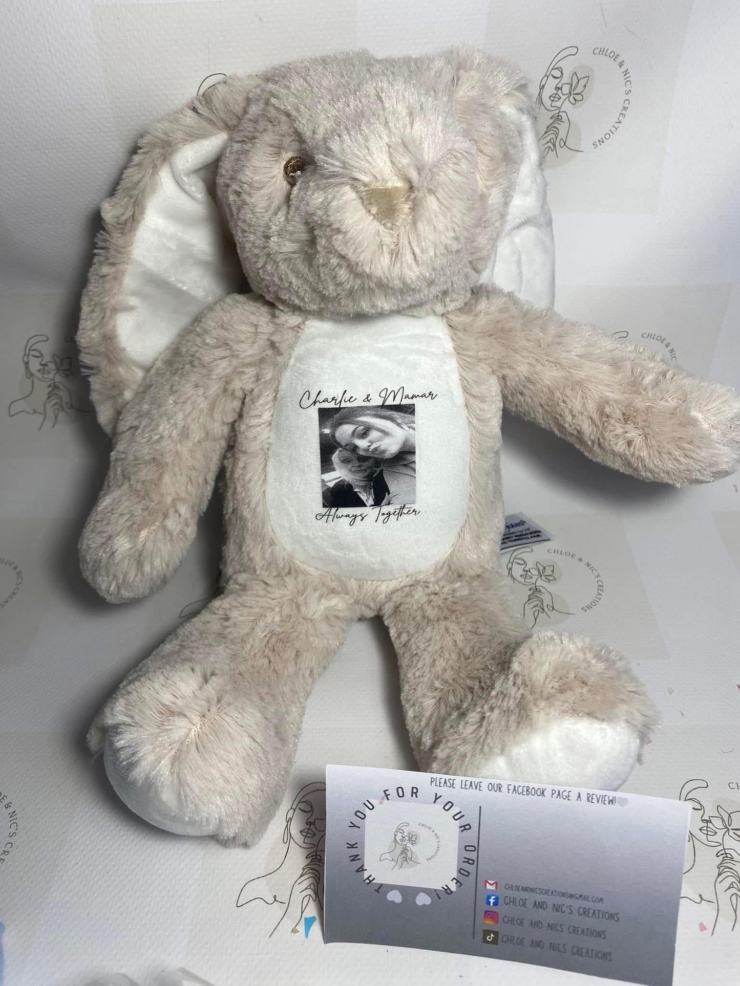 Personalised memorial bears