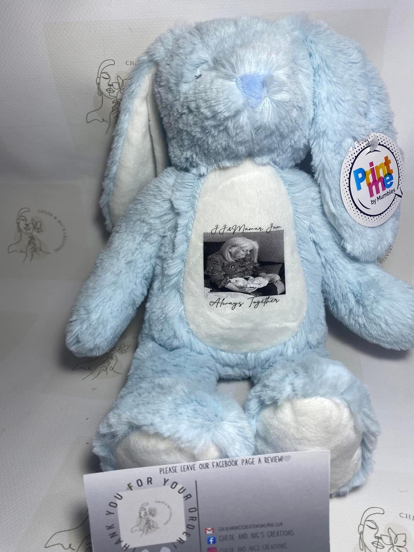 Personalised memorial bears