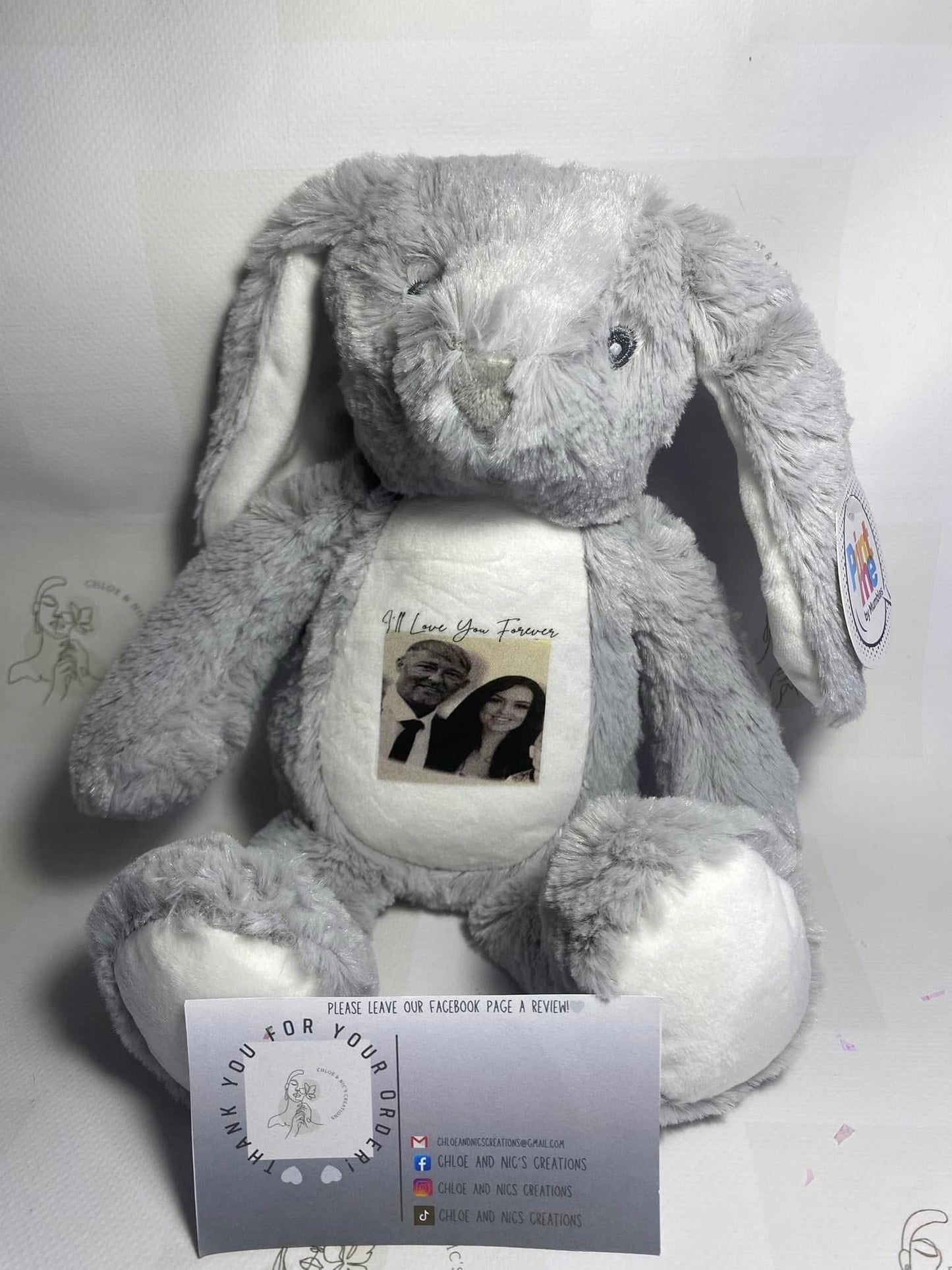 Personalised memorial bears